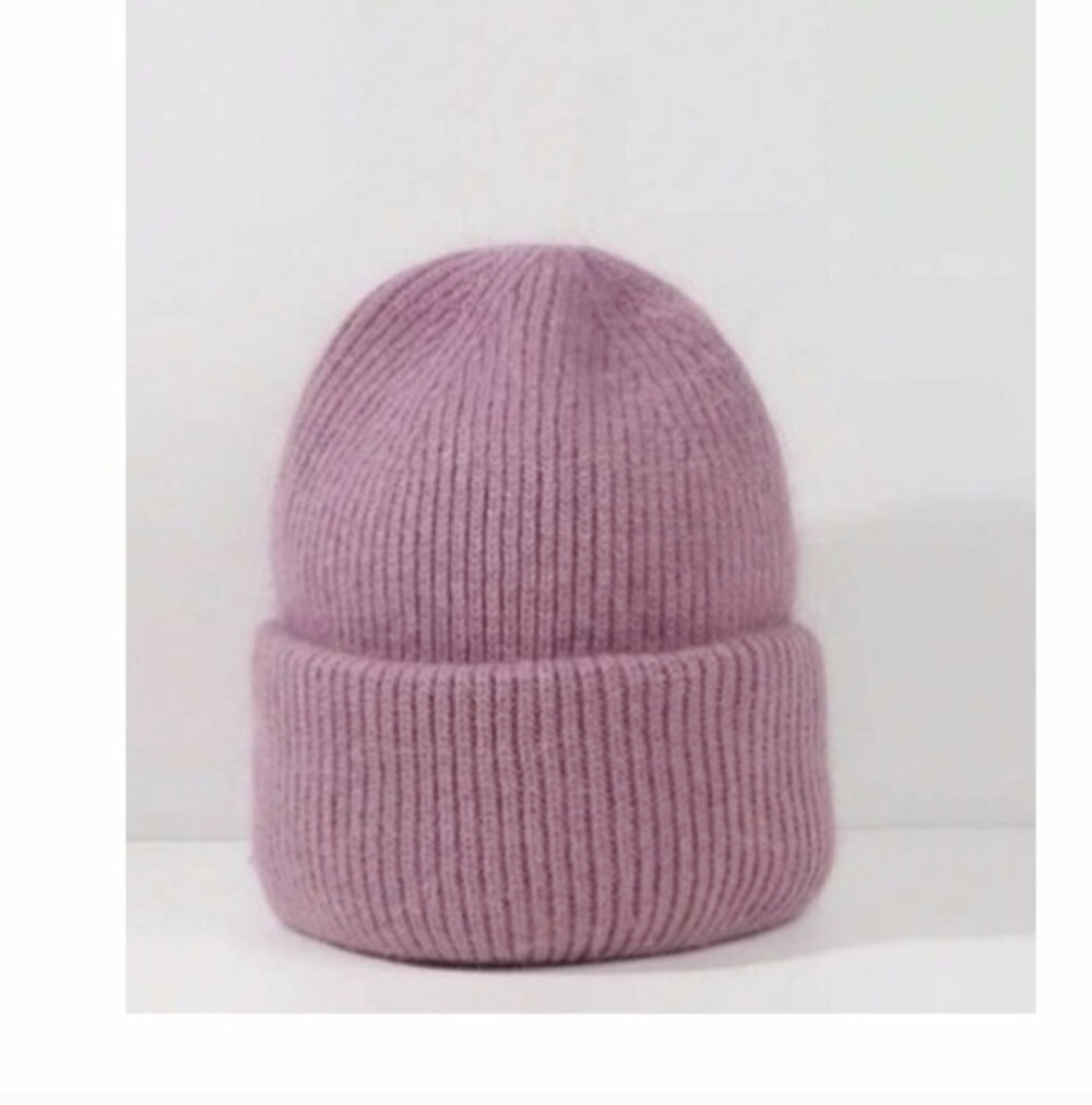 Pink Angora Tuque